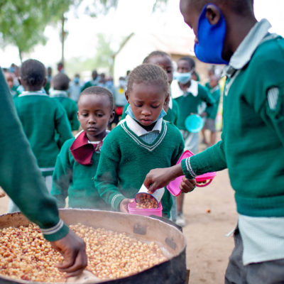 Food being served